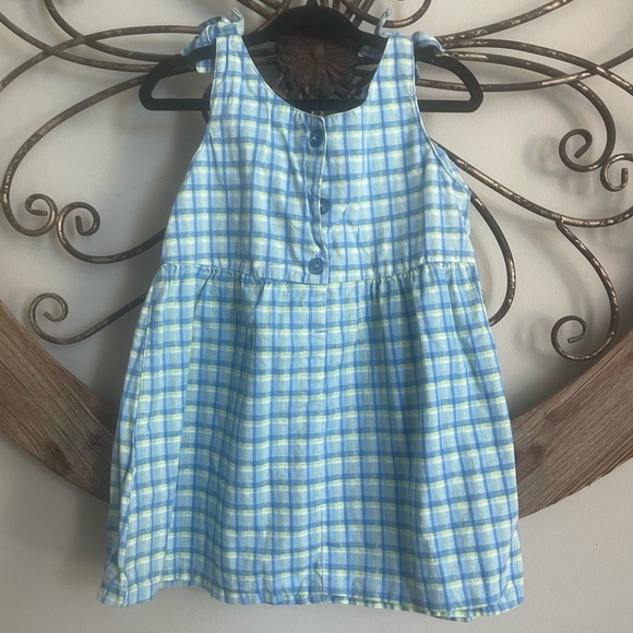 Simply Basic Girl’s Plaid Sundress - Picture 2 of 5